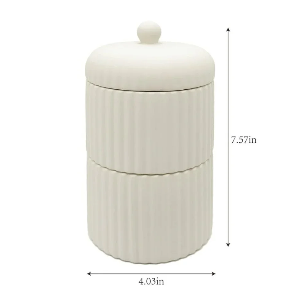 New 3 Piece Bathroom Canisters Containers Storage Canister Toiletries Personal H